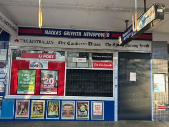 Assault at Griffith Newsagency