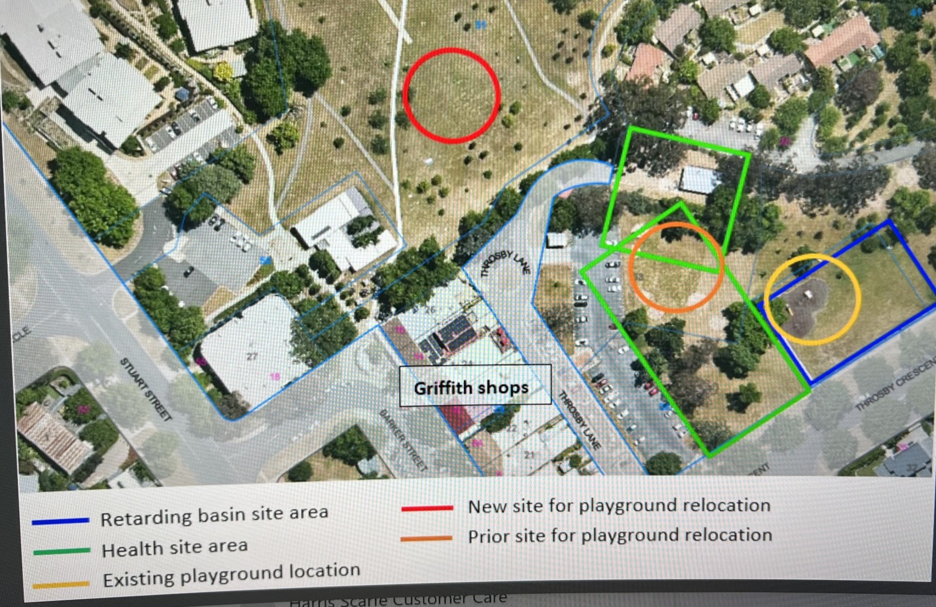 ACT Government update on Throsby Crescent Retarding Basin (behind Griffith Shops)